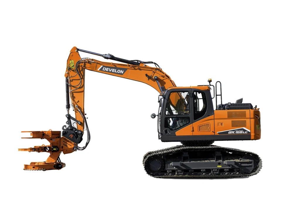 Develon-DX160LC-7HT-Vorderansicht