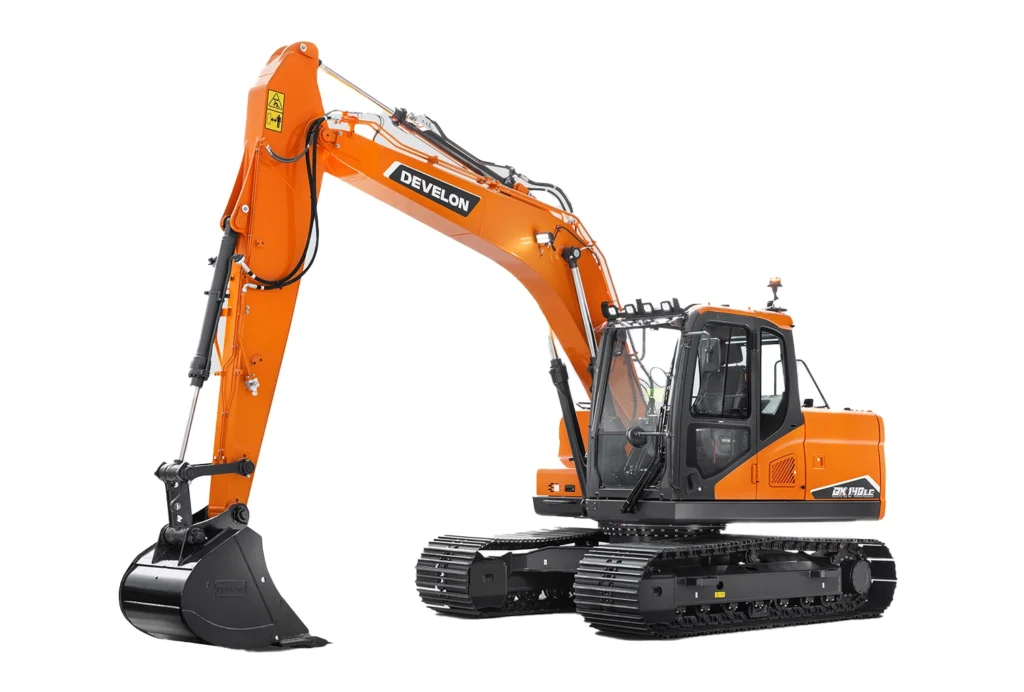 Develon_DX140LC-7K-Vorderansicht