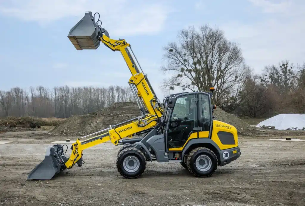 Radlader 5045 von Kramer mit einer Motorleistung von 18,5 kW.