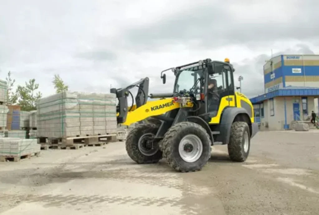 Der Radlader 5065 von Kramer ermöglicht eine konstant hohe Nutzlast.