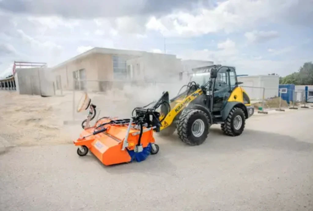 Einen optionalen automatischen Laststabilisator gibt es beim Radlader 5075.