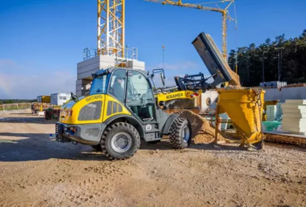 Kramer Radlader 8085 in der Anwendung