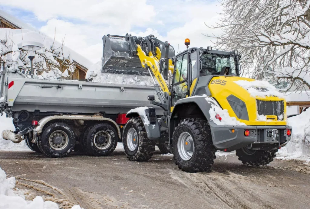 Kramer Radlader 8155 in der Anwendung