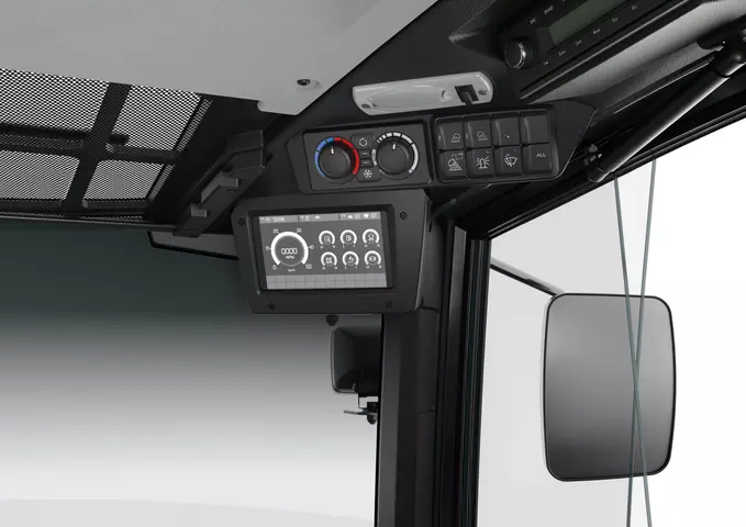 Kramer Radlader 8155 7-Zoll-LCD Display