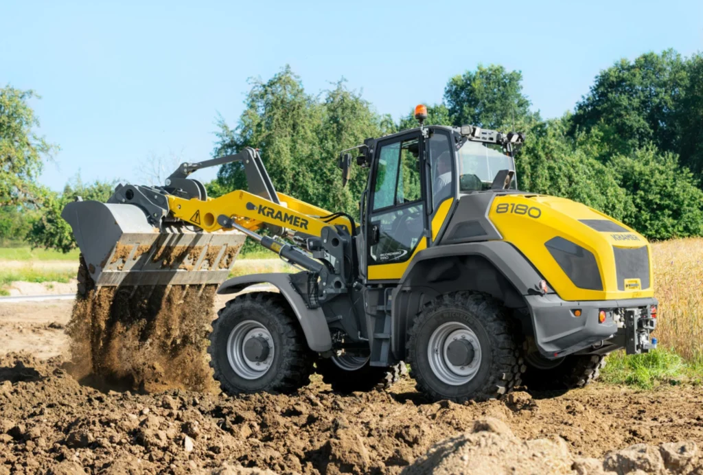 Kramer Radlader 8180 in der Anwendung