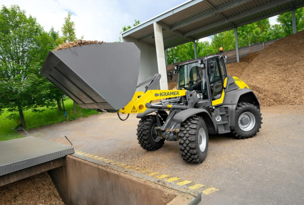 Kramer Radlader 8180 in der Anwendung