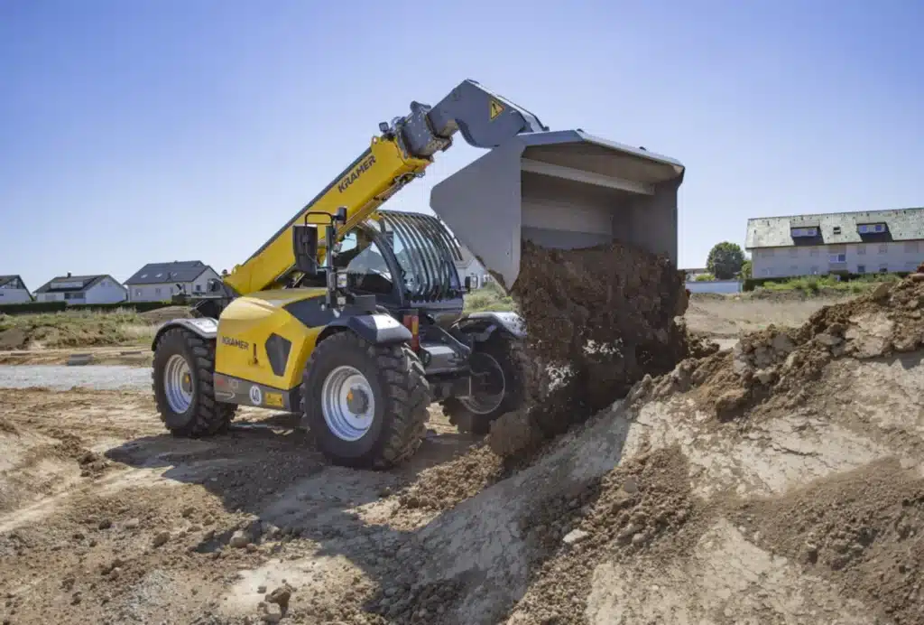 Kramer Teleskoplader 3610 in der Anwendung