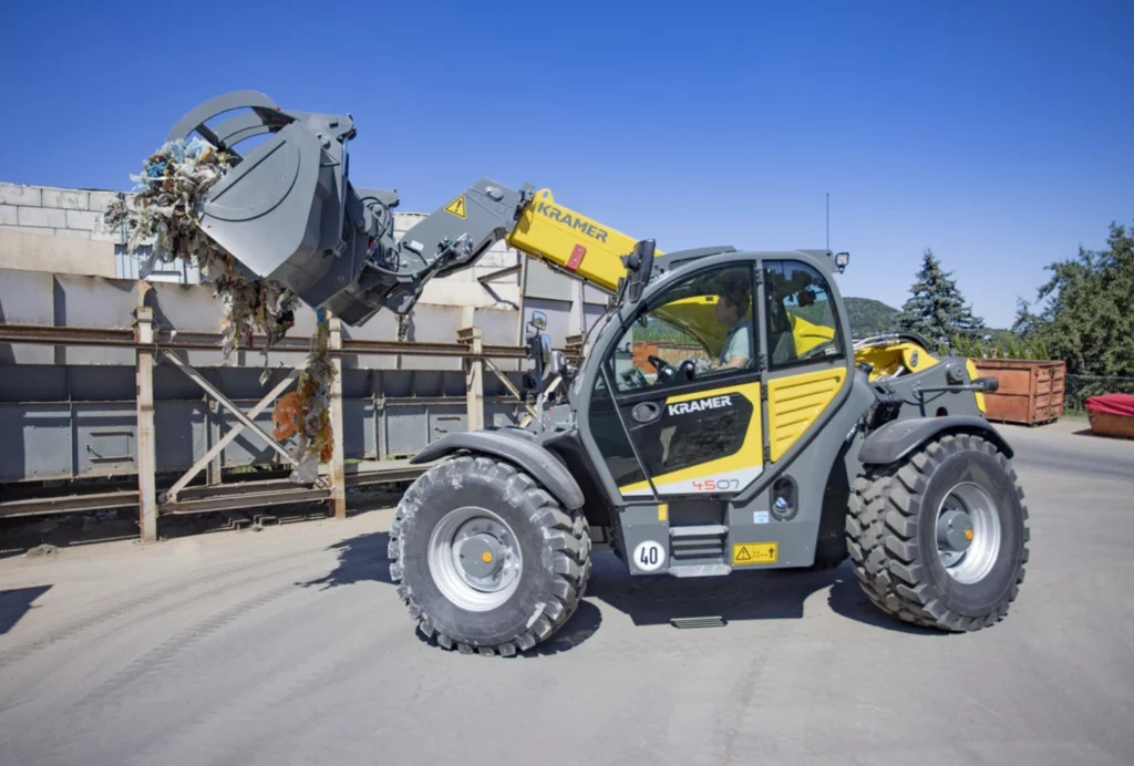 Kramer Teleskoplader 4507 in der Anwendung