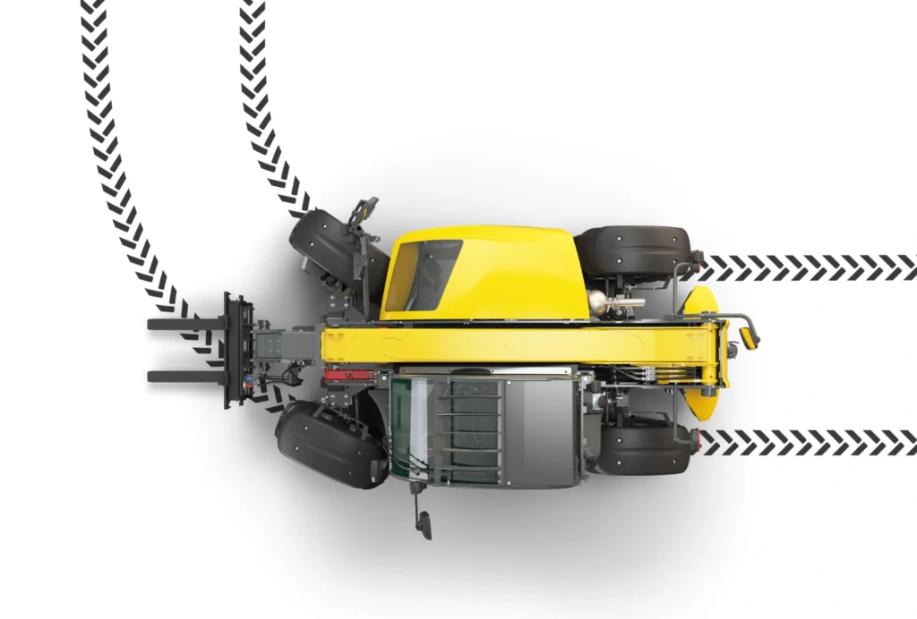 Kramer Teleskoplader 4507 Vorderachslenkung