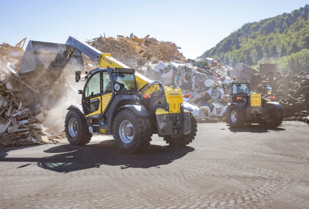 Kramer Teleskoplader 5507 in der Anwendung