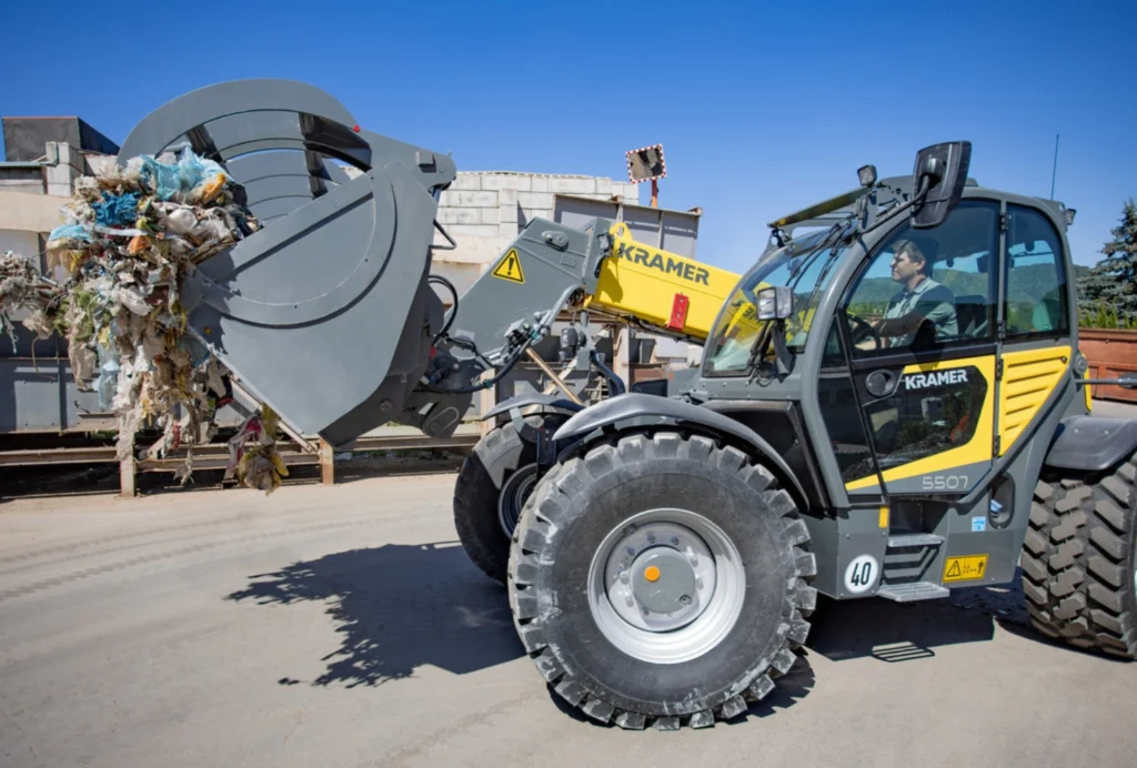 Kramer Teleskoplader 5507 in der Anwendung
