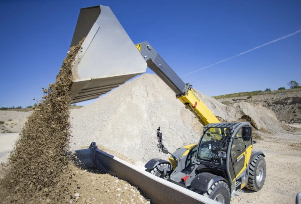 Kramer Teleskoplader 5507 in der Anwendung