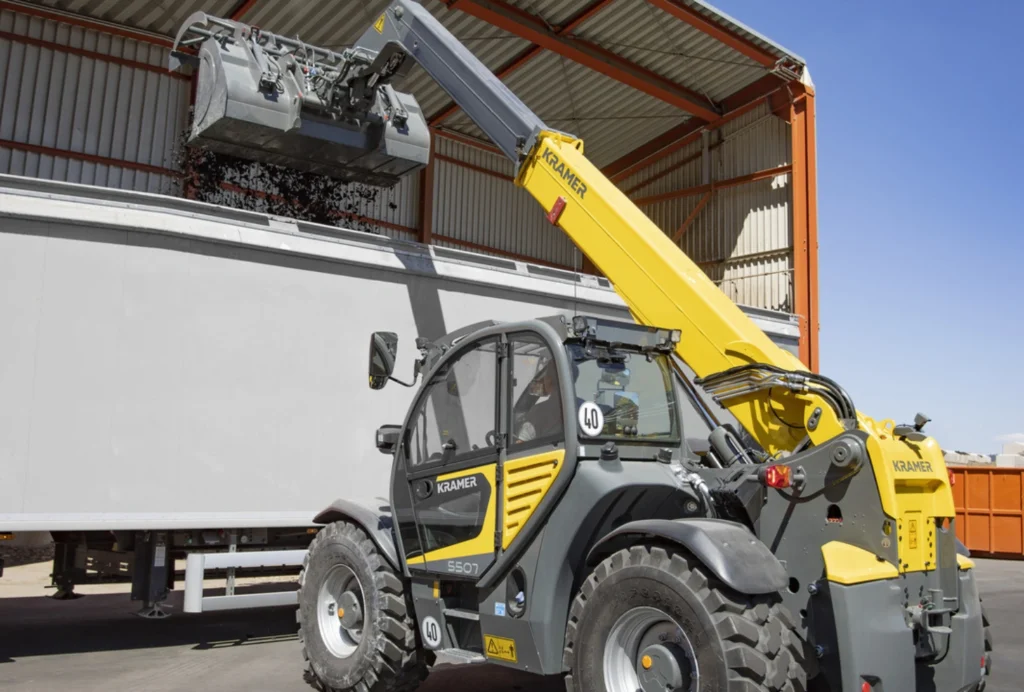Kramer Teleskoplader 5507 in der Anwendung