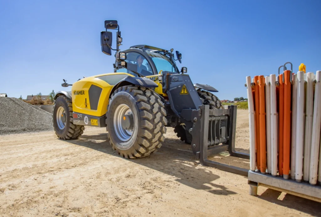 Kramer Teleskoplader 5509 in der Anwendung