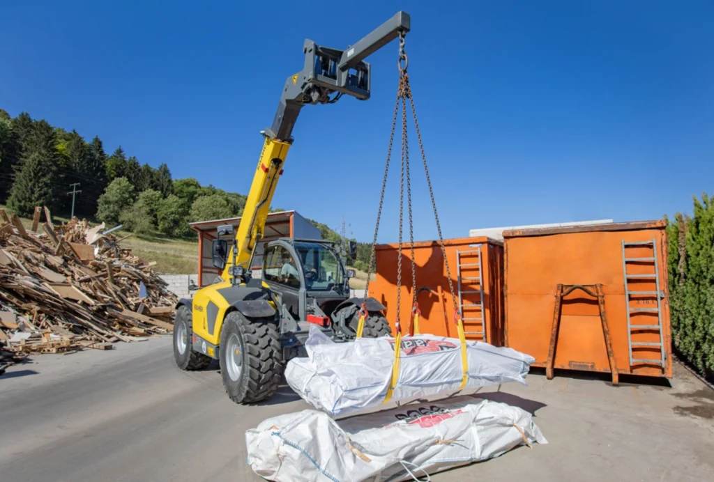 Kramer Teleskoplader 5509 in der Anwendung