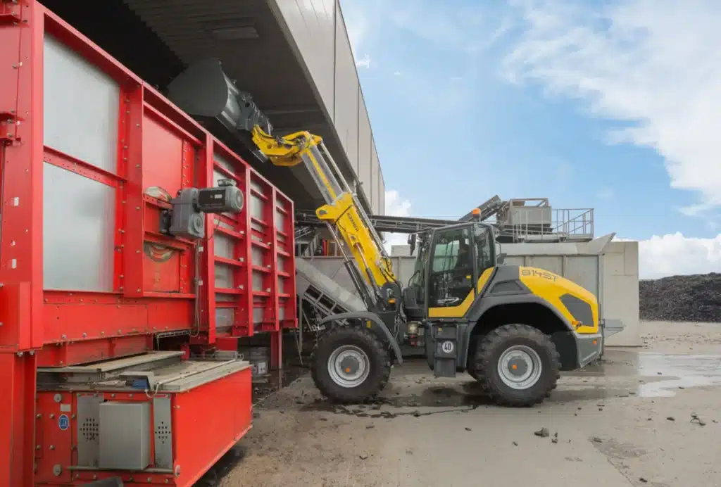 Kramers Teleskopradlader 5045T hat eine Motorleistung von 33,3 kW.