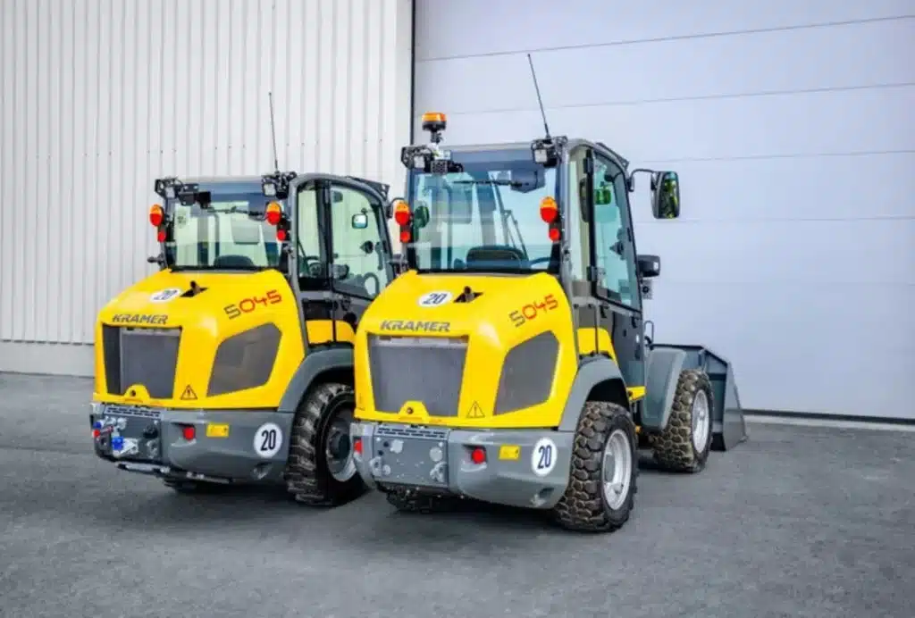 Die Niedrigkabine von Kramers Teleskopradlader 5045T sorgt für vollen Komfort trotz niedriger Bauhöhe.